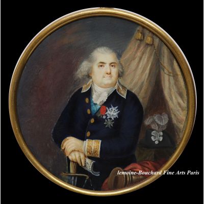 Comte de Provence Futur Louis XVIII dans armée des émigrés